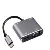 bodateng USB C to HDMI-Compatible Digital AV Multiport Adapter 3 Converter to 4K 1080P(Silver 3 in 1) view 3