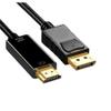 bodateng DisplayPort to HDMI-Compatible Adapter Connecto Converter 1.8m Cable 2K 4K 1080P for Desktop PC TV Projector(DP to HDMI 2K 4K) view 2