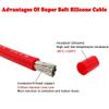 Black Flexible Tin-Plated Copper Cable 6/8/10/12/14/16/18/20/22/24/26/28 AWG 1 5 10 20 Meters High Temperature Household Extra Soft Silicone Wire(1m,24 AWG) view 4