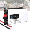 10000W High Power Pure Sine Inverter, Car Power Inverter - Off-Grid Solar Converter - 2 AC Outlets + Terminal, LCD Display, Smart Cooling Fan - For Vehicles, Boats, Emergency Home Backu,60V-220V view 1