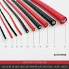 Black and Red Extra Soft Silicone Wire Fine Soft Foldable and High-Temperature Resistant Tinned Copper Cable 28 26 24 22 20 18 16 14 12 10 8 6AWG(1m,24 AWG) view 4