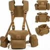 Lone Trail Waterproof Binocular Harness Chest Pack - Lightweight Bino Harness With Rangefinder Pouch | Binocular Case with Silent Magnetic Closure and MOLLE System view 1