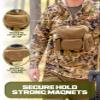 Lone Trail Waterproof Binocular Harness Chest Pack - Lightweight Bino Harness With Rangefinder Pouch | Binocular Case with Silent Magnetic Closure and MOLLE System view 2