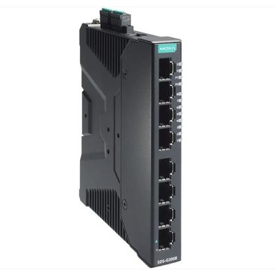 SDS-G3008, Compact Industrial Full Gigabit Smart Ethernet Switch with 8G Ports, -10 to 60C