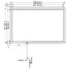 12.1 Inch 4-Wire 16:10 Resistive Touch Screen Panel Replacement Glass for LQ121K1LG52, Compatible with Industrial Equipment, Medical Devices, ATMs, POS Systems, and Control Terminals view 3