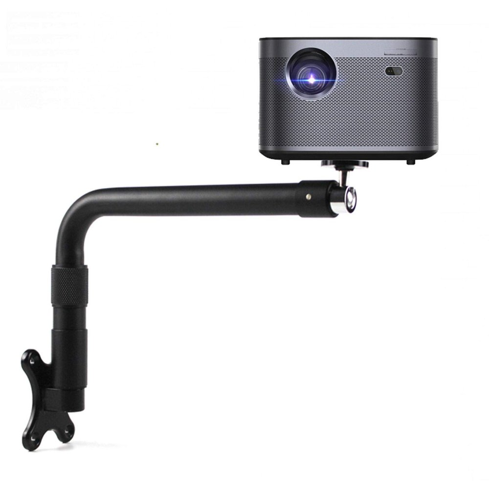 Projector Stand Projector Mounting Bracket Projector Wall Mount Hanger Retractable Adjustable Wall Mount Bracket Universal Bedside Wall Mount Hanger for 6Mm Single Hole Projector Projector Mounts Off