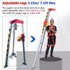 Confined Space Equipment Adjustable Commercial Firefighting Rescue Tripod with Self-Locking Device,Aluminum Heavy Duty Sewer Lifting Tripod Kit for Construction Emergency Rescue in Confined view 4