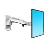 17-27 inch Industrial Monitor Wall-Mounted Adjustable Universal Hydraulic Lifting and Rotating Computer Bracket F120(Silver) view 1