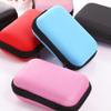 2PCS Portable Mini Earphone Bag Coin Purse Storage Box Carry Pouch Memory Card Case Cable Organizer Headphone Headset Accessories (Light Blue) view 2