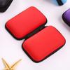 2PCS Portable Mini Earphone Bag Coin Purse Storage Box Carry Pouch Memory Card Case Cable Organizer Headphone Headset Accessories (Light Blue) view 3