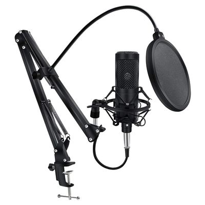 A1DFDFGOQSFG Condenser Micro for Computer Professional Micro with Stand Mic Recording Chating Studio Microfone Vocal Micros