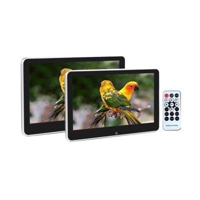 10.1'' 2G+32G Car Headrest Monitor IPS TV Display with RCA AV WiFi Mirroring Car Rear Seat Screen Video Player (10.1 Inch Mp5 2pcs) (10.1 Inch Mp5 2pcs)