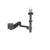 IMMDJUQI Large-Screen Monitor Ceiling-Mounted Telescopic Pneumatic arm Bracket Upside-Down Desk Free-Hovering Stand view 1