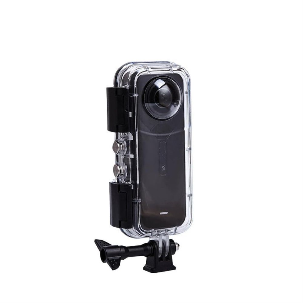 45M Diving Case for Insta 360 X5 Camera Invisible Waterproof Housing Cover for Insta360 X5 Underwater Dive Shell Sport Camera Accessories (PC)