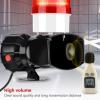 120dB Industrial Siren Alarm, Sound and Light Warning Security Strobe Light for Aquariums, Farms, Internet Cafes, Power Failure Alarm view 3