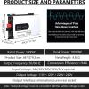 10000W DC to AC Power Inverter - High Efficiency (94%) Pure Sine Wave - 2 AC Outlets + Terminal - LCD Display & Smart Fan, Fast Car Charger Adapter, For Off-Grid Home, RV, Solar, Wind,24V-220V view 2