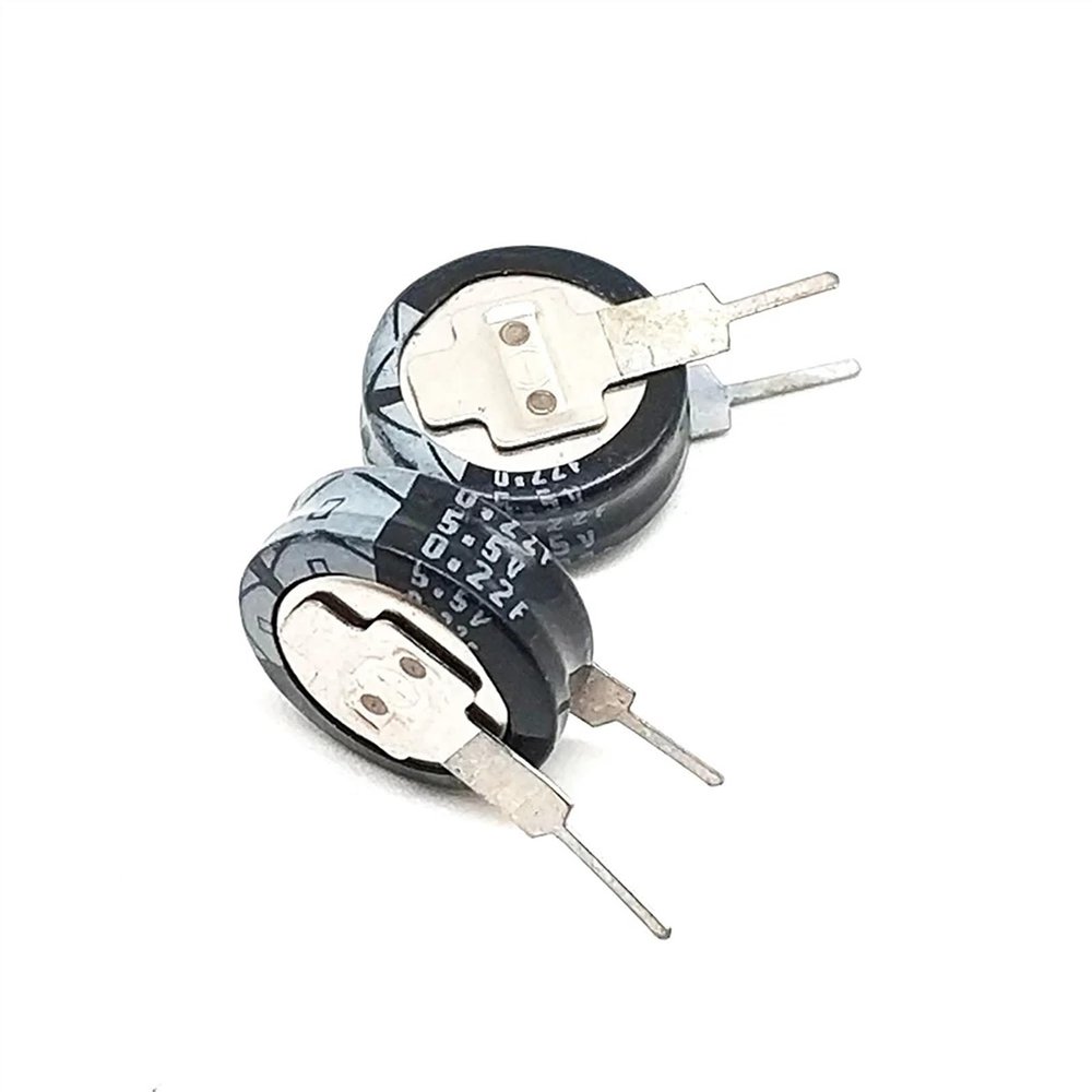 Super Capacitors DX Series 5.5V 0.1F DX-5R5H104U Condensatore Capacitor Supercondensatore SuperCapacitor