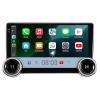10.1" Double Din CarPlay Screen for Car, Wireless Apple CarPlay and Android Auto, Built-in 2+64GB, Bluetooth, GPS, Backup Camera, Voice Control, WiFi, FM, AM, with Free APK Download and Deletion view 1