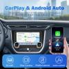 10.1" Double Din CarPlay Screen for Car, Wireless Apple CarPlay and Android Auto, Built-in 2+64GB, Bluetooth, GPS, Backup Camera, Voice Control, WiFi, FM, AM, with Free APK Download and Deletion view 4