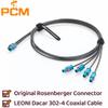 4-In-1 Rosenberger HFM Mini Fakra Z Code to Fakra Automotive LVDS Data Cable Four-Cavity AMK12D-1M4Z5-Z Female to Single-Cavity 59Z114-000Z Male RF Coaxial FPD-Link III Camera Cable (1M/3.28FT) view 2