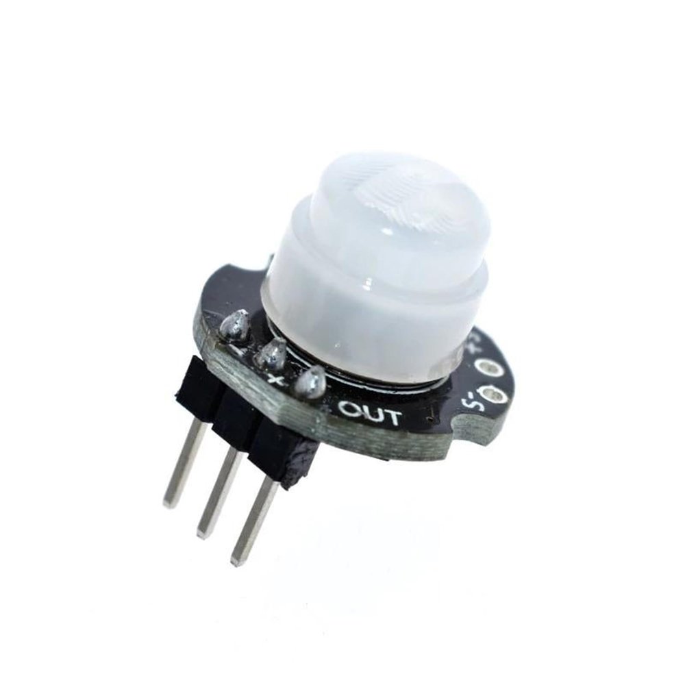 FUCCEOGJ MINI Motion Sensor Detector Module SR602 Pyroelectric Infrared PIR kit Sensory Switch Bracket for DIY with Lens