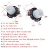 FUCCEOGJ MINI Motion Sensor Detector Module SR602 Pyroelectric Infrared PIR kit Sensory Switch Bracket for DIY with Lens view 4
