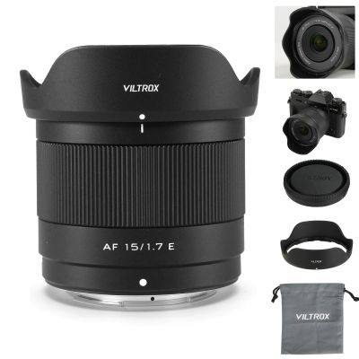 VILTROX AF 15mm F1.7 Air FE Pocket Lens Auto Fcous F/1.7 E-Mount Portable Shot for Sony Beginner's Lens APS-C Large Aperture Prime FE Lenses