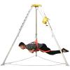 Confined Space Equipment Adjustable Commercial Firefighting Rescue Tripod with Self-Locking Device,Adjustable Confined Space Rescue Kit Portable Confined Space Tripod with 65ft 98ft Cable, S view 1