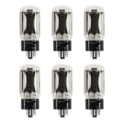 6 Pcs Matched Sextet (6) Tung-Sol 6L6GC Vacuum Tubes -