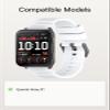 For Garmin Venu X1 Silicone BandsSoft Silicone Breathable Strap Sport Band for Men Women-White view 3