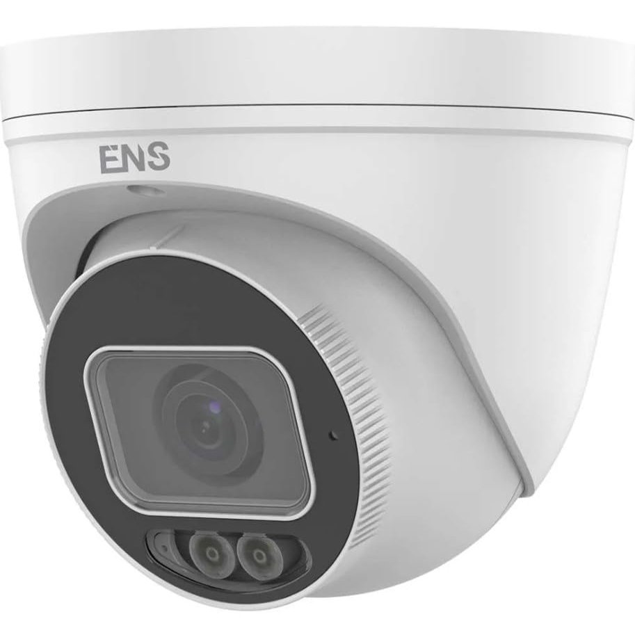 EM-IPCP4T3-F28-FC-AI 4MP Full-Color Turret IP Camera with 2.8mm Lens, True WDR, Star, Built-in Mic, Alarm I/O, PoE, SD Card Slot, Smart Intrusion Detection, Human/Vehicle Classification, IP67