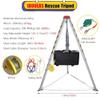 Confined Space Equipment Adjustable Commercial Firefighting Rescue Tripod with Self-Locking Device,Adjustable Confined Space Rescue Kit Heavy Duty Tripod Hoist for Lifting and Rescue, Remova view 4