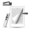 Page Turner Remote for Kindle Paperwhite Oasis Kobo eReaders, Compatible with Kindle E-Readers and Cases, Ideal for eBooks, Ergonomic Remote Control Clicker Reading NovelsWhite view 1