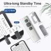 Page Turner Remote for Kindle Paperwhite Oasis Kobo eReaders, Compatible with Kindle E-Readers and Cases, Ideal for eBooks, Ergonomic Remote Control Clicker Reading NovelsWhite view 2