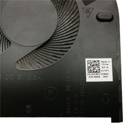 01F4FV 087HF0 for M15 R3 R4 Laptop CPU Cooling Fan CN-01F4FV 1F4FV GPU Cooler Fan CN-087HF0 87HF0(5V CPU Fan CN-01F4FV)