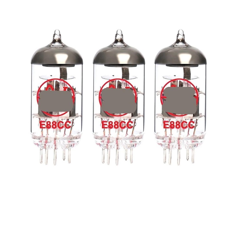 3 Pcs 6922 / E88CC / 6DJ8 / ECC88 Vacuum Tubes