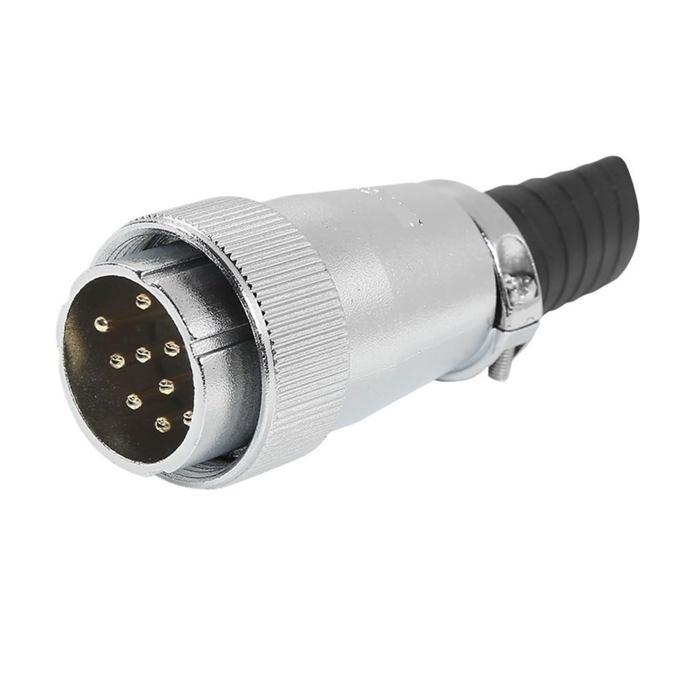 SMDTYLWXC WS32 Aviation Plug 4-6-8-10 core 11-12-13-14-19 pin Male Docking Connector(WS32 12B core Male Connector)