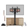 LIUZQWAED Telescopic Electric TV Lift Mount - 360 Rotation Motorised TV Bracket Stand, Hidden in Cabinet, Suitable for 26-70 Inch LED Screens, with Load 60 Kg/132 Lbs view 1