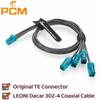 4 in 1 TE Mini Fakra Z Code Female to Fakra Female Four Ports Automotive RF Coaxial Cable 2298721-9 to 2-2326910-0 FPD-Link GMSL2 Camera Cable for Embedded Vision, Vehicle, Telematics (2M/6.6FT) view 2