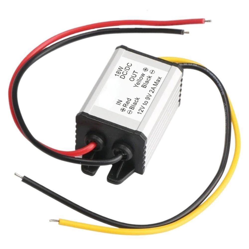 12V24V to 9V 2A 18W DC/DC Buck Power Converter Voltage Step Dowm Power Supply Waterproof Voltage Regulator Transformer Car