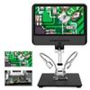 1200x Magnification Digital Microscope, 12MP Resolution, 8.5 Inch Screen, Wired Remote, Adjustable Lights, for Coin PCB Circuit Repair view 1