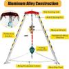Confined Space Equipment Adjustable Commercial Firefighting Rescue Tripod with Self-Locking Device,Rescue Tripod System Tripod Rescue Equipment,Tripod Confined Space Tripod Kit with 1200lbs view 3