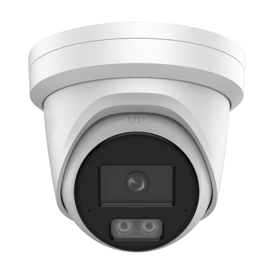 SIP48T3M/28-DX 8MP 4K AI Turret IP Camera with Smart Hybrid Light, Built-in Mic, AI-ISP, Full-Time Color, Deep Learning Analytics, IP67
