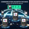 CLARIGO C 2 Pack Global Walkie Talkies with Lifetime Use SIM Card Nationwide LTE POC Two Way Radios Long Range Dual SIM Cellular Network Radio 6800mAh 3000 Miles (V1-280) view 3