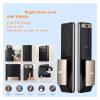 BeNtli Security Fingerprint Lock Fechadura Digital Cerradura Inteligente, Compatible for Samsung SHP-DP609 Smart Home WiFi Digital Door Lock view 4