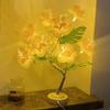 DEOTPSMI Artificial Plant Lamp Modern Home Decor LED Light Energy-Saving Cozy Bedside Night Light Creative Ambient Lighting for Living Room & Study (Yellow Flower) view 1