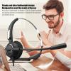 Spryflower Wired Telephone Headset with Noise Reduction, Ergonomic Design, Adjustable Volume Control, USB Computer Headset Ideal for Online Classes and Business Calls view 4