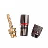 10PCS 24K Gold-Plated Banana Plugs 4MM Banana Connector with Screw Lock for Audio Jack Speaker Plugs Gun Metal(10 Red) view 3