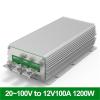 EPJGZKCB 1pcs 24V25V26V28V36V40V48V60V68V70V80V90V100V to 12V13.8V24V36V Step-Down Module 20-100V Transformer 72V to 36V Power Converter(20-100V to 12V100A) view 2