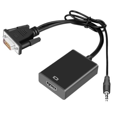 bodateng to HD Converter High-Definition Audio Video Cable Adapter Input HDMI-Compatible Output for Computer TV Projector
